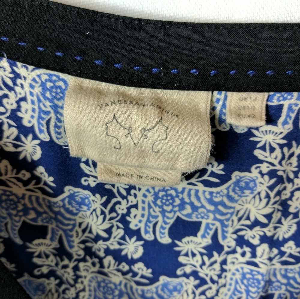 Anthropologie | Tiger print popover 10 - Picture 3 of 8
